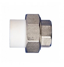 Муфта полипропиленовая PP-R комб. D32x1 ВР разъем