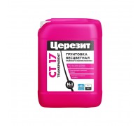 Грунтовка Церезит СT-17 5 л глубокого проникновения морозостойкая ТРАНСПАРЕНТНАЯ