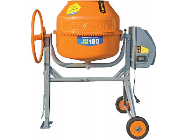 Бетоносмеситель электрический 180 литров, Кратон 