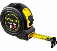Рулетка  5 м х 19 мм Stayer BlackMax ударостойкий обрезиненный корпус два фиксатора