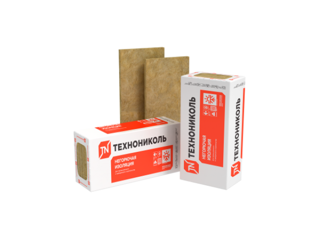 Утеплитель ТЕХНОРУФ В ПРОФ 1200х600х50мм 0,144м3 плотность190 кг/м3  (упак4шт)