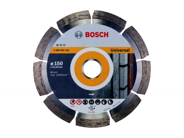 Круг алмазный 150 х 25,4 мм, Standard for Universal, Bosch