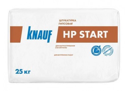Штукатурка Кнауф ХП Старт 25 кг гипсовая толщина слоя 10-30 мм (49)