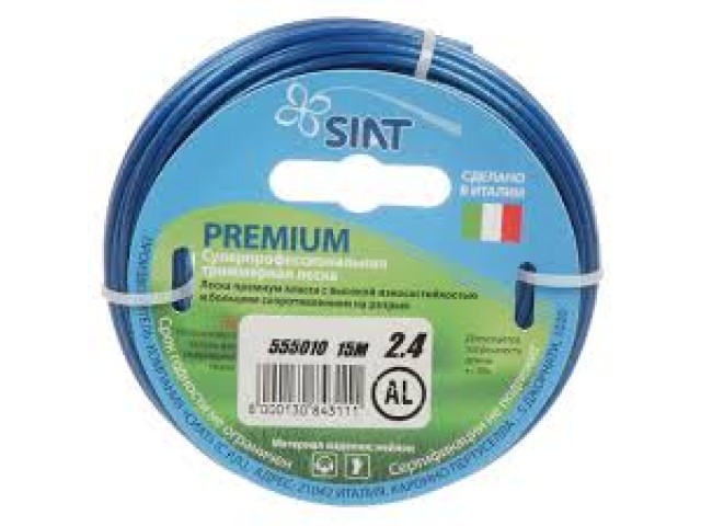 Леска для триммера 2,4ммх15м Premium алюминиум круг Siat