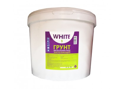 Грунтовка WHITE закрепляющая для интерьеров -40 С 5 циклов 5 кг (4)