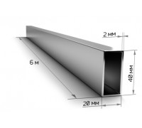 Труба профильная 40*20*2,0мм (6м) 11,16кг/пач240шт