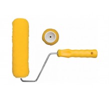 Валик 230 мм х 40 мм х 12 мм, желтый, полиэстер, ручка 6 мм, Fit