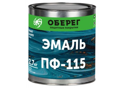 Эмаль ПФ-115 PaintGuard белый матовый 2,7 кг ГОСТ