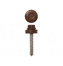 Саморез 5,5х25мм RAL 8017 (коричневый шоколад)