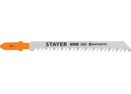 Пилки по дереву  75 х 3 мм, 2 шт, T111C, Stayer