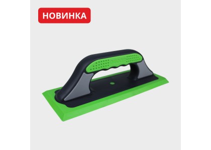 Терка для затирки межплиточных швов 260 х 100 мм, зеленая, DECOR