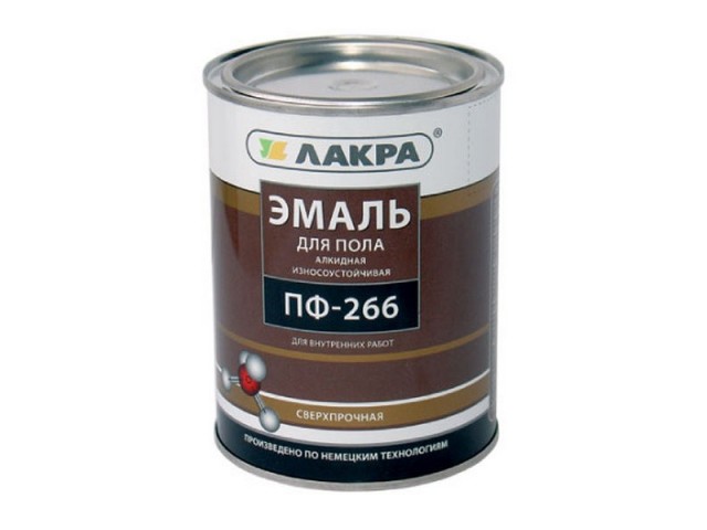 Эмаль ПФ-266 Лакра Жёлто-коричневая 2 кг Л-С