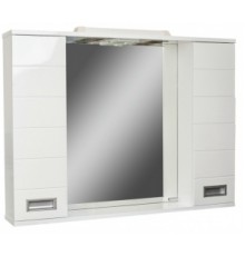 Шкаф-зеркало Cube 100 Домино электрика DC5013HZ
