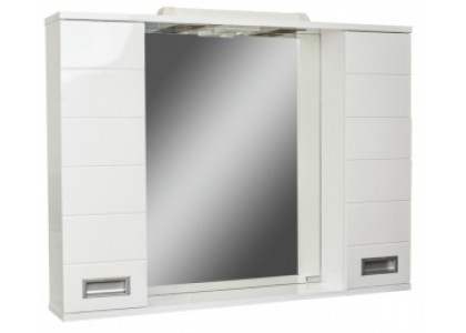 Шкаф-зеркало Cube 100 Домино электрика DC5013HZ