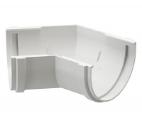 Угол желоба Docke 135 градусов ПВХ 9003 Белый/9шт