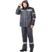 Костюм зимний РОУД куртка, полукомбинезон, размер 112-116, рост 182-188 серый-черный