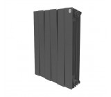Радиатор биметаллический 500/100 6 секций Royal Thermo PianoForte Noir Sable (черный)