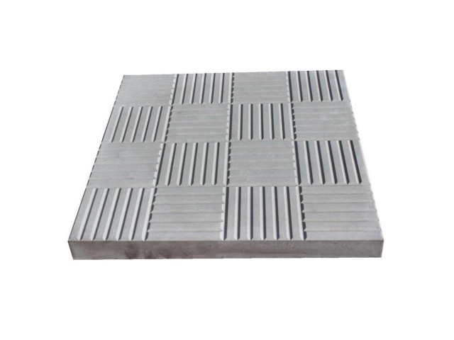Тротуарная плитка Паркет серый 300х300х30 мм