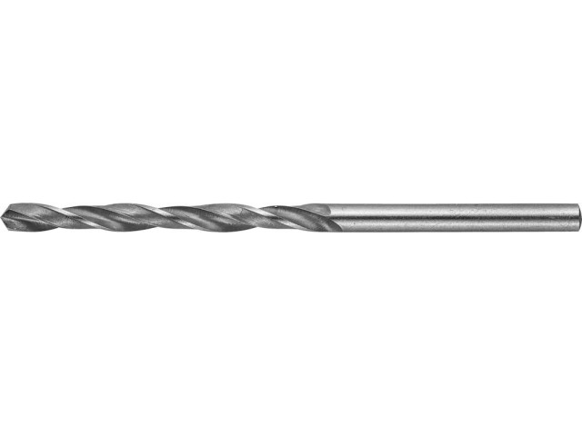 Сверло  3,4 мм по металлу, быстрорежущая сталь, 1 шт, Зубр