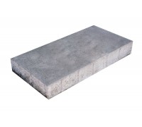 Тротуарная плитка Прямоугольник 1000х500х80 серая 
