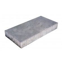 Тротуарная плитка Прямоугольник 1000х500х80 серая 