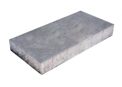 Тротуарная плитка Прямоугольник 1000х500х80 серая 
