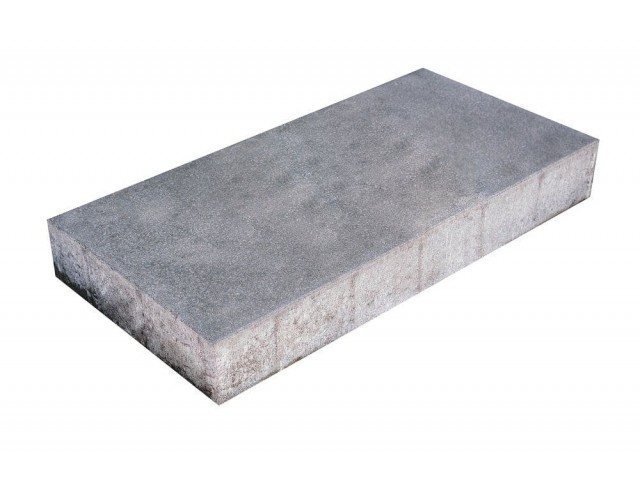 Тротуарная плитка Прямоугольник 1000х500х80 серая 