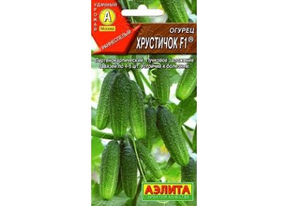 Огурец Хрустичок F1 10 шт (Аэлита)