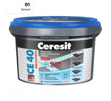 Расшивка Ceresit СЕ 40 белая эластичная водоот 2кг(12)