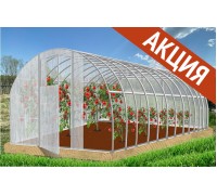 Теплица Народная 6х3х2,1м Суперусиленная, оцинкованная, 2 двери