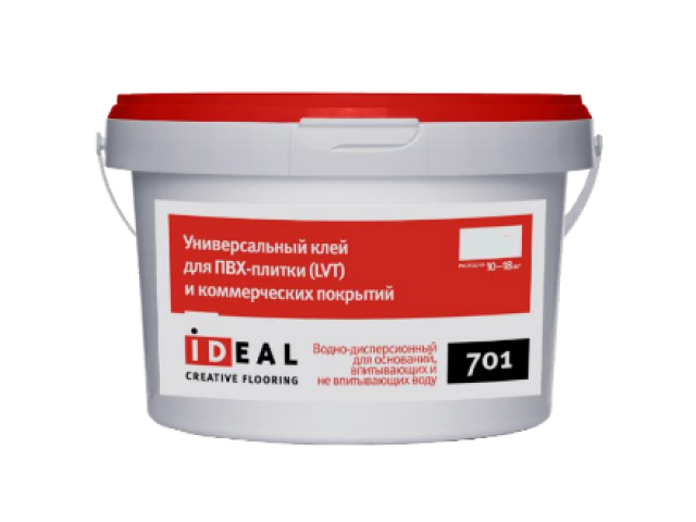 Клей IDEAL 701 водно-дисперсионный 5 кг Клей IDEAL 701 водно-дисперсионный 5 кг