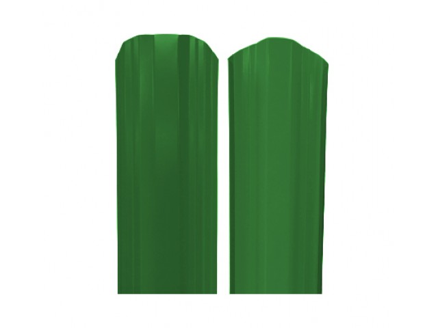 Штакетник Евротрапеция 6002 зеленый лист1250мм