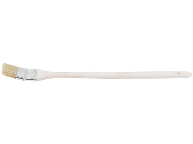 Кисть радиаторная 50 мм, натуральная щетина, деревянная ручка, Курс
