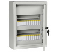 Щит распределительный навесной ЩРН-24з-1 УХЛ3 IP31 (395х310х120) ИЭК LIGHT MKM14-N-24-31-ZL