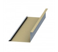 Планка примыкания нижняя 150*150*2000мм (1014) слоновая кость