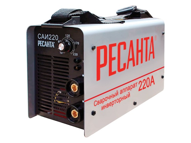 Аппарат сварочный инверторный Ресанта САИ 220, 220 А, электроды до 5 мм