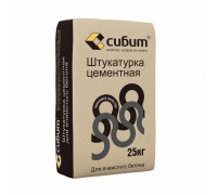 Штукатурка Сибит 25 кг цементная для ячеистого бетона (56)