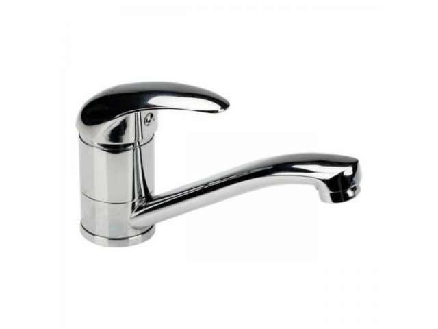 Смеситель для кухни stОмега излив 24см картридж 40мм без подводки крепление под 2 шпильки 3301-1