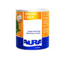 Лак для саун акриловый в/д Aura Sauna Lack 1 л НМ