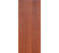 Полотно дверное глухое 600 Норма финка с замком орех итальянский 2017