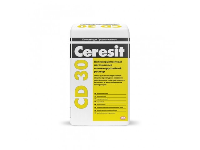 Ceresit Смесь 2в1  д/ремзащиты арматуры от коррозии и создания адгезионных слоев CD 30  15 кг 