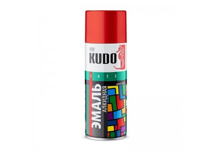 Эмаль аэрозольная KUDO 1026 универсальная серебро (0,52л)