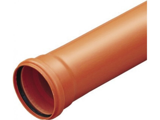 Труба НПВХ D160мм L3000мм для наружней канализации 
