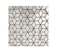 VIVA STATUARIO керамическая мозаика чип 48х48х6 мм лист 305х266 мм на сетке(20шт/кор)