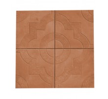 Тротуарная плитка Фантазия коричневая 300х300х30 мм