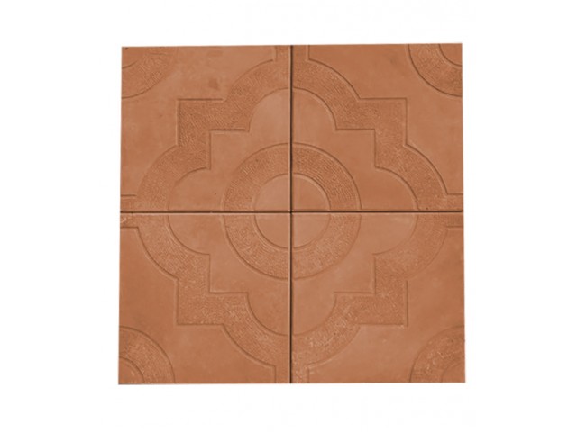 Тротуарная плитка Фантазия коричневая 300х300х30 мм