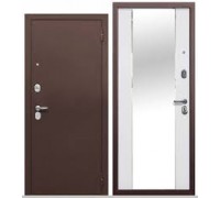 Дверь входная металлическая Тайга 7 см зеркало 960х2050 правая 