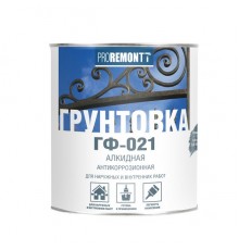 Грунтовка ГФ-021 красно-коричневая 0,9 кг Лакра PROREMONTT Л-С