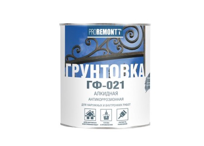 Грунтовка ГФ-021 красно-коричневая 1,8 кг Лакра PROREMONTT Л-С 