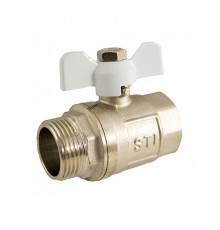 Кран шаровой STI D160-02810 ДУ20 ВР/НР бабочка